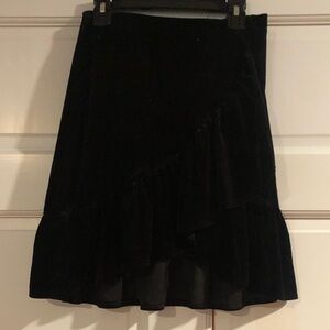 Urban Outfitters Black Ruffle Skirt